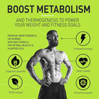 Premium Green Tea Extract Fat Burner Supplement with EGCG-Natural Appetite Suppressant-Healthy Weight Loss Diet Pills that Work Fast for Women and Men-Detox Metabolism Booster to Burn Belly Fat Fast