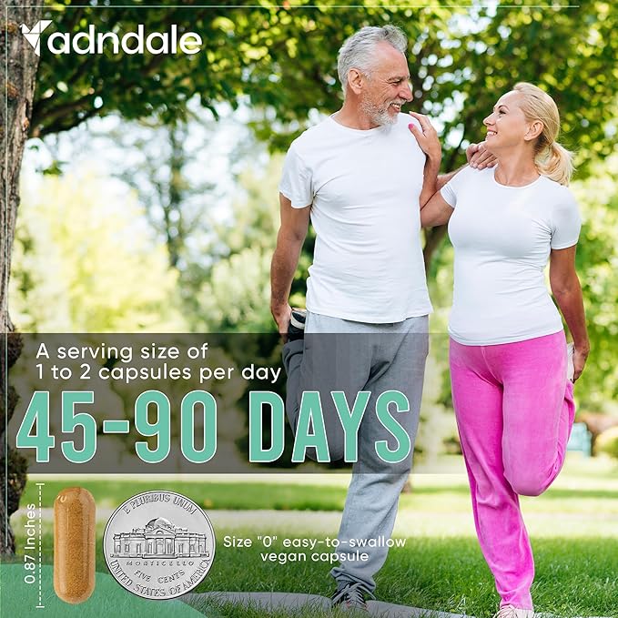 Adndale Liposomal NAD Supplement. Longevity Formula NMN Supplement Alternative. 90CT Advanced NAD+ Resveratrol