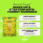 Proper Wild Energy Chews & Gummies for Focus & Clean Energy, Vegan with L-Theanine & Organic Caffeine, Plant-Based, Gluten-Free, Non-GMO, Sour Lemon Lime (10-Pack)
