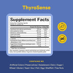 WomenSense ThyroSense by Natural Factors, Natural Supplement to Support Healthy Thyroid Function, Vegetarian, Non-GMO, 60 capsules (30 servings)