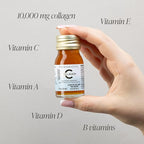 PRIMABIOTIC Liquid Collagen Winter Edition - High Collagen Content [10,000 Mg] Per Serving - Hydrolyzed Collagen and 12 Vitamins - Gluten Free- 450 Ml - Pack of 30 Bottles x 30 Ml