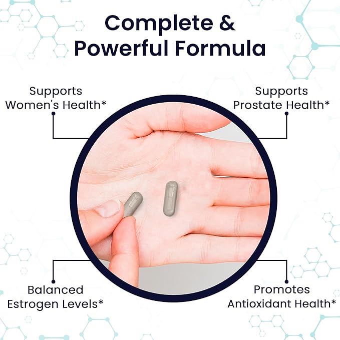 DIM Supplement - 350 mg Capsules, Diindolylmethane Supplement for Women and Men Supports Estrogen Metabolism, Hormone Balance, Menopause, Estrogen Balance, PCOS (60 Count)