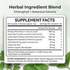 Anti-Bad Breath Herbal Gel Supplement - Body & Breath Odor Control from The Inside – Internal Deodorant, Natural Herbal Deodorant Gel with Parsley and Chlorophyll, Full Body Deodorizer (1)
