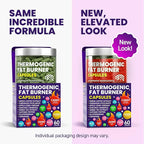 Thermogenic Fat Burner Capsules - Weight Loss Pills for Women & Men, Appetite Suppressant, Metabolism Booster - Green Tea, Coffee Extract, Garcinia Cambogia - Diet Pills for Weight Loss - 60 Capsules