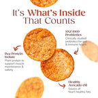 Wonderslim Protein Chips with Probiotics, BBQ | 12g Plant Protein, 170 Cal | High Protein Chips, Vegan, Gluten Free, Non-GMO | Made with Avocado Oil, No Seed Oils | 12 Pack
