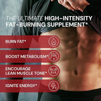 Novex Biotech ThermoDyne - Thermogenic Fat Burner for Men - Weight Loss Pills – Appetite Suppressant – Metabolism Booster for Men – Green Tea Extract - 200mg Caffeine - 120 Count