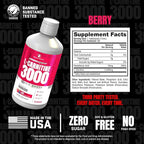 ProSupps L-Carnitine Liquid 3000, Stimulant-Free Liquid Shots for Men & Women - Clean Workout Drink for Energy, Performance & Muscle Recovery - No Sugar, No Carbs - 60 Servings, Berry