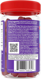 Pepcid Soothing Gummies, Heartburn Relief + Sleep Support Gummies Help Occasional Heartburn, Upset Stomach, Acid Indigestion + Sleeplessness, Calcium & Melatonin, Strawberry, 32 ct