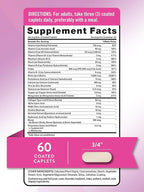 Nature's Truth Hair Skin and Nails | 60 Caplets | Plus 5,000 mcg Biotin | Non-GMO & Gluten Free Supplement