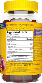 Nature Made Probiotics Extra Strength Dosage, Probiotics for Women and Men 8 Billion CFU per 2 Gummies, 42 Probiotic Gummies, 21 Day Supply