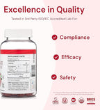 Pharmvista Pomegranate Fiber Gummies for Adults & Kids 100mg - Gluten Free Vegan Pomegranate Supplement Rich in Dietary Fiber Chewables Gummies- 90 Count
