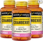 MASON NATURAL Cranberry Highly Concentrated 900 mg, 3 Month Supply, Antioxidant & Immune Health, Supports Healthy Urinary Tract, 3 Pack