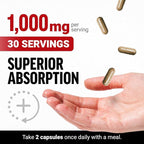 Force Factor Black Maca Root Vitality Supplement for Men with Superior Absorption and Power, Natural Maca Negra Extract, Fundamentals Series, 1000mg, 60 Capsules