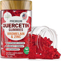 BioVit Quercetin Gummies 500MG - Activated Quercetin for Kids & Adults Immune System & Allergy - Chewable with Bromelain, Zinc, Vitamin C, Vitamin D3 - Made in USA - 60 Vegan Gummy Bears