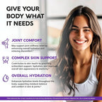 Hyaluronic Acid Supplements 1000 mg - Collagen | MSM | Boswellia | Vitamin D3, C & E - Hyaluronic Acid Capsules - Skin Hydratation & Joint Comfort Support - 7-in-1 Complex - Made in USA - 120 Capsules
