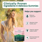 Premium Feminine Balance Gummies for Women – Pineapple Flavor – pH Balance, Immune & Digestive Support – Vegan, Gluten-Free – 60 Gummies (30-Day Supply)