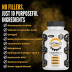 10-N-1 Joint Support Hydrolyzed Collagen,MSM, Hyaluronic Acid, Glucosamine,Chondroitin & More- Targets Joint Discomfort, Improves Mobility & Flexibility 320 Caps for Men & Women Made in USA