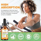 Magnesium Glycinate Liquid Drops, 1000mg of Liquid Magnesium Complex Supplement for Sleep, Nerve, Energy, Muscle, Bone, Calm & Digestion, High Absorption, 2 Fl Oz, Sugar-Free Pineapple Flavor