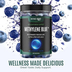 Methylene Blue Pharmaceutical Grade Gummies with Alpha Lipoic Acid (ALA) & NAD, Methylene Blue Gummies Cognitive Support, 60 Day Supplement