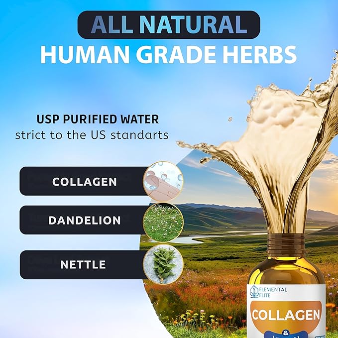 Liquid Collagen for Dogs and Cats, Skin & Coat Supplement, Itch Relief, Joint & Mobility Support, Enriched with Grass-Fed Collagen, Daily All-in-One Pet Health Formula
