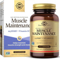Solgar Muscle Maintenance Vitamin and Mineral Supplement, Support Muscle Mass with HMB and Vitamin D Supplement, Age-Defying Nutrition for Men and Women, Gluten Free, 20 Servings