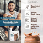 WonderSlim Meal Replacement Shake, Mocha Cream, 15g Protein, 24 Vitamins & Minerals, Gluten Free (7ct)