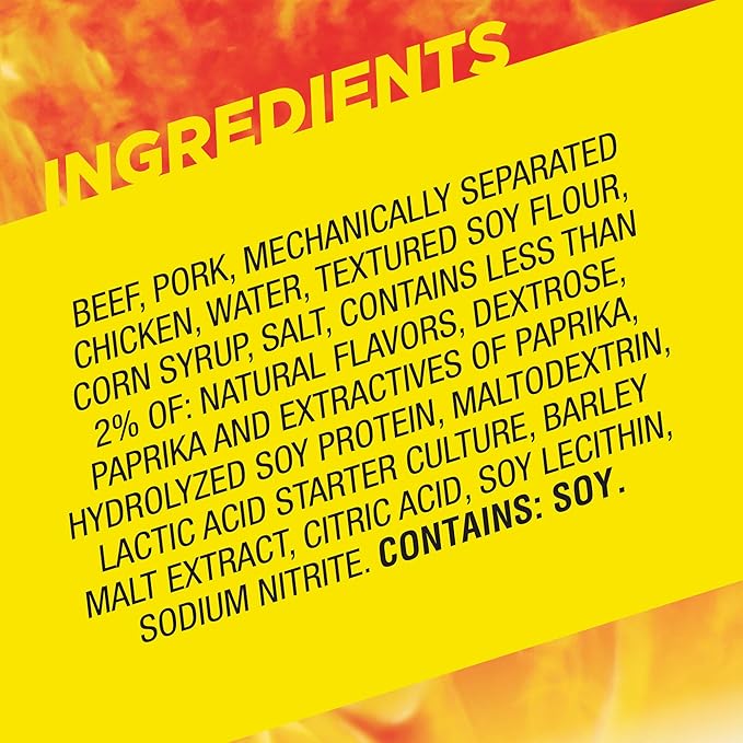 Slim Jim Smoked Meat Sticks, Original Flavor, 6g Protein Per Serving, Snack Size, Easter Basket Stuffer for Men, 0.28 oz. (46 Count)