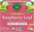 Traditional Medicinals Organic Raspberry Leaf Herbal Tea, Eases Menstrual Cramps & Supports Healthy Pregnancy - 48 Tea Bags