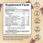 Height Growth Increase Vitamin Gummies, Calcium 100mg, Magnesium Glycinate 30mg, Zinc, Ashwagandha, Vitamin K2 D3 25mg Grow Tall Maximizer Supplement, Multivitamin for Kids, Teens Boy & Girl, Adults