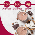 ProtiDIET Chocolate Protein Shake - Low Fat, High Protein Drink for a Healthy Active Lifestyle - Quick and Easy Preparation Chocolate Protein Drink - 7 pouches per box