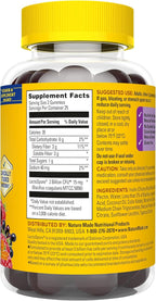 Nature Made Probiotic + Prebiotic Fiber Gummies for Daily Gut Health, Fiber Supplement with Probiotics for Digestive Health Support, 50 Gummies, 25 Day Supply