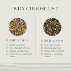 Luxmi Estates Fennel Mint Loose Leaf Tea 100g/3.52oz (50 Cups) for Digestion & Detox|Caffeine Free