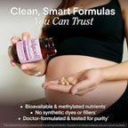 Ladywell Prenatal Multivitamin | Conception, Pregnancy & Postpartum | Key Ingredients Including DHA, Folate & Iron | Expertly-Formulated & Tested | Designed for Absorption with Nausea Support, 2-Pack
