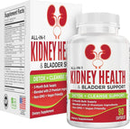 3-Month Kidney & Bladder Support Supplements | Men & Women | Total Urinary Tract Health Supplement Complex | 90 Capsules