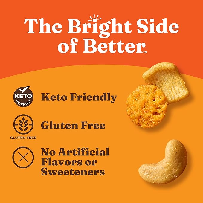 Catalina Crunch Protein Snack Mix with Cheese Crisps - 10g Protein, 1g Sugar per Serving - Good Source of Fiber, Keto, Gluten Free - Cheddar, 5.25 Ounce Bag (Pack of 4)