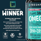 Freshfield Omega 3, DHA Supplements, Algae Oil, Vegan Omega, Ocean Saving Fish Oil Replacement, Sustainably Sourced, Highest Levels of DHA per Capsule, w/DPA