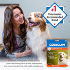 Nutramax Cosequin for Dogs Joint Health Supplement, Contains Glucosamine, Plus Chondroitin, MSM and Omega-3s, Supports Joint and Skin and Coat Health, Soft Chews, 120 Count