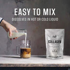 HEARTHY FOODS Collagen Powder - 18g Protein - Pure Halal Collagen Peptides Grass Fed Organic Hydrolyzed Powder | Type I and III Unflavoured Keto Friendly Gluten Free No Sugar Non GMO 16 Oz