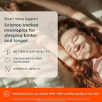 Genius Sleep AID - Smart Sleeping Pills Supplement - Relaxation Enhancer and Mood Support w/Inositol, L-Theanine & Glycine - 40 Capsules