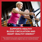 Qunol Blood Pressure Support, 3 in 1 Beets + CoQ10 + Grape Seed Extract, Beet Root Capsules that Supports Healthy Blood Circulation & Heart Healthy Energy, 60 Count (Pack of 1)
