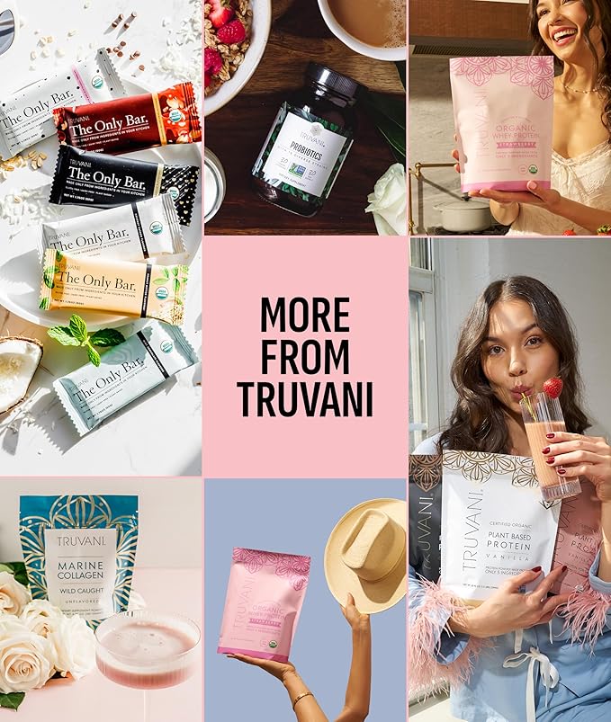 Truvani Hydrolyzed Collagen Peptides | Unflavored | 20 Servings | 10g Grass-Fed Collagen Protein Powder | Promotes Hair, Nail, Skin, and Joint Health | Keto | Gluten & Dairy Free | Women & Men