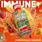 Vitamin Energy Immune+ Extra Strength Energy Shot Fruit Punch 48 Pack, 260mg Natural Caffeine, B-Vitamins, Citicoline, Green Tea, Immunity & Focus Support, Zero Sugar, Gluten-Free 1.93 fl oz