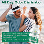 2Pack Chlorophyll Capsules | Internal Body Deodorant Supplement for Men & Women | Natural Odor Control for for Body Odor, Fresh Breath,Immune Support,Vegan(120 Caps)