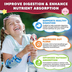 Calcium Citrate Gummies for Kids & Women - 500/1000mg Calcium Supplement with Vitamin D3 K2, Magnesium, Zinc, Probiotics & Prebiotics, Extra Absorption Algae Calcium For Bone, Muscle, Sugar Free 60Cts