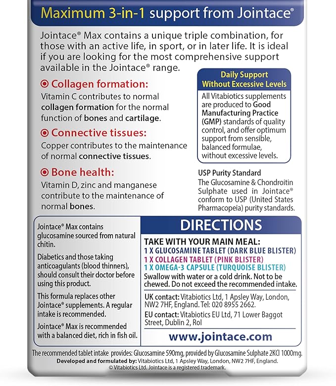 Vitabiotics Jointace Max Tablets - 84 Tablets