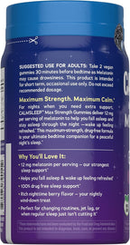 Natural Vitality Calm Sleep Melatonin 12mg Gummies | Max Strength Berry Flavored Formula | 100% Drug Free | Non-GMO, Vegan and Gluten Free Supplement |100 Count