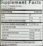 Nature's Answer Liquid Evening Primrose Oil 4oz Liquid | Cold Pressed | Essential All Natural Moisturizer for Hair, Skin, Nails | Rosacea Psoriasis Eczema Relief | Single Count