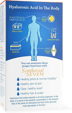Hyalogic Synthovial Seven Liquid Hyaluronic Acid – Vegan Oral Joint & Skin Supplement, High Molecular Weight, Pure Hydration Support Supplements, 1 oz