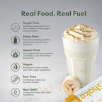 310 Nutrition All-In-One Plant-Based Meal Replacement Shake – High-Fiber Protein with Probiotics, Digestive Enzymes & Adaptogens – Vegan, Low Carb, Keto Friendly Superfood Blend – Banana Cream Pie – 28 Servings