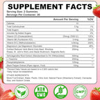 2 Pack Cortisol Supplements for Women & Men, 13 in 1 Cortisol Detox, Cortisol Manager Reducer with Ashwagandha, L-Theanine, Cortisol Balance Gummies-Hormone Balance, Focus, Calm, zzZ,Strawberry Flavor